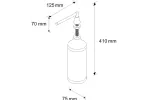 DOZOWNIK MYDŁA W PŁYNIE BLATOWY STOŻEK POJ. 1000 ML, WERSJA POLEROWANA DWP101