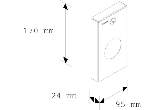 Pojemnik na torebki higieniczne MERIDA STELLA wersja polerowana GSP002