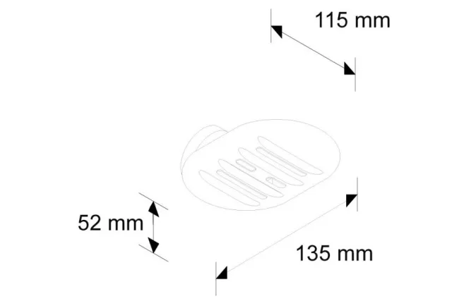 Mydelniczka chromowana MHA08