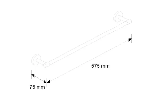 Drążek na ręczniki długość 500mm Merida MHW02