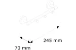 DRĄŻEK Z 3 ZAWIESZKAMI DŁUGOŚĆ 200MM MERIDA MHW06