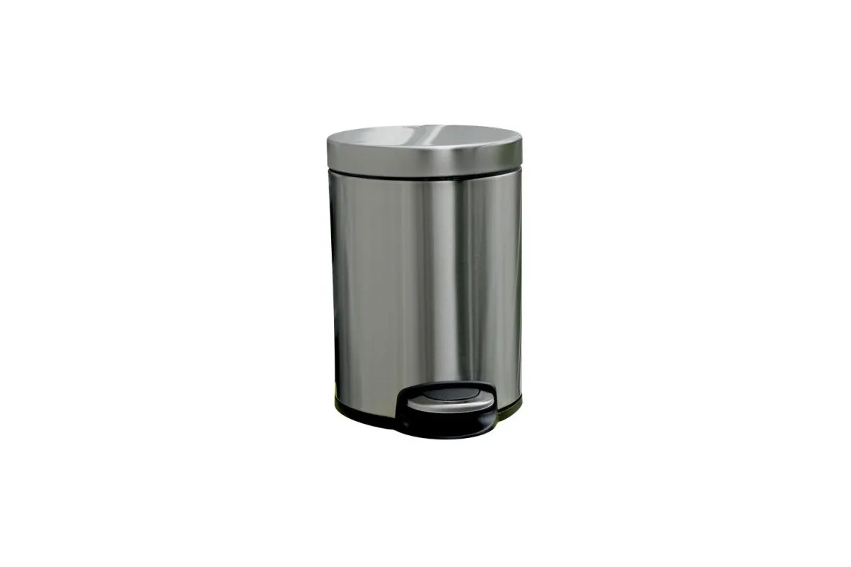 KOSZ PEDAŁOWY SILENT SERENE, POJEMNOŚĆ 5 L, STAL MATOWA MERIDA KIM413