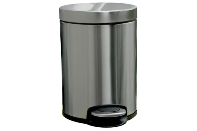 KOSZ PEDAŁOWY SILENT SERENE, POJEMNOŚĆ 5 L, STAL MATOWA MERIDA KIM413
