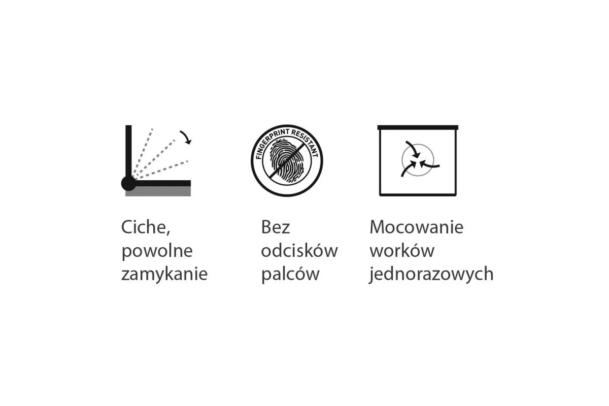 KOSZ PEDAŁOWY TOP SILENT LUNA, POJEMNOŚĆ 5 L, METALOWY, BIAŁY MERIDA KIB418
