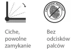 KOSZ PEDAŁOWY TOP SILENT LUNA, POJEMNOŚĆ 3 L, STAL MATOWA MERIDA KIM417