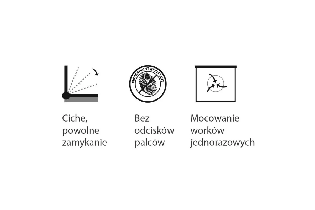 KOSZ PEDAŁOWY TOP SILENT LUNA, POJEMNOŚĆ 8 L, STAL MATOWA MERIDA KIM419