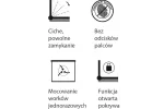 KOSZ PEDAŁOWY TOP SILENT LUNA, POJEMNOŚĆ 30 L, STAL MATOWA MERIDA KIM422