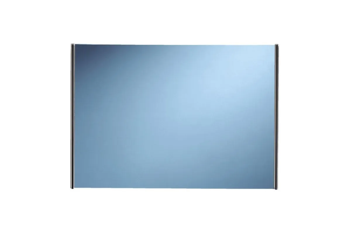 Lustro w oprawie chromowanej na metalowym stelażu LU7B, wymiary 40 cm x 60 cm