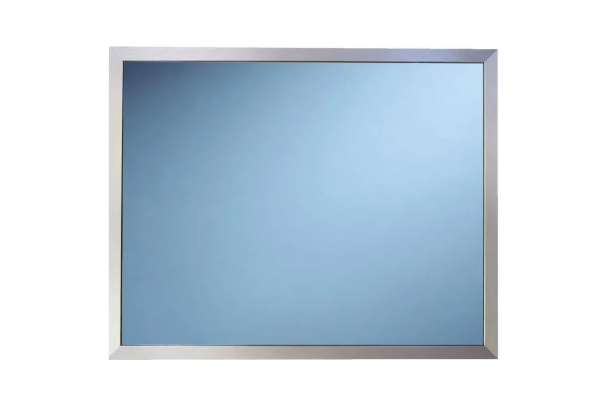 Lustro w ramie metalowej matowej Merida LU5S, wymiary 40 cm x 60 cm
