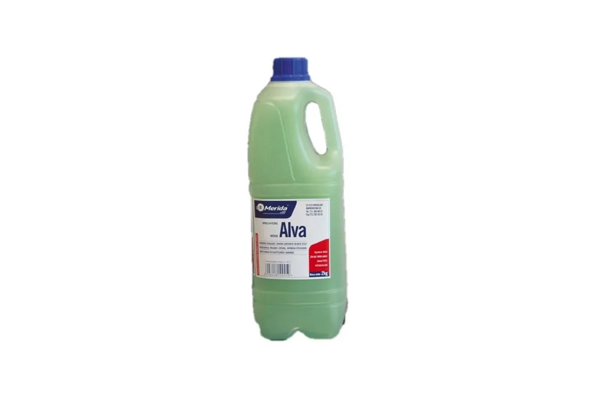 Mydło w płynie MERIDA ALVA®, kanister 2,2 kg, zielone M3ZA
