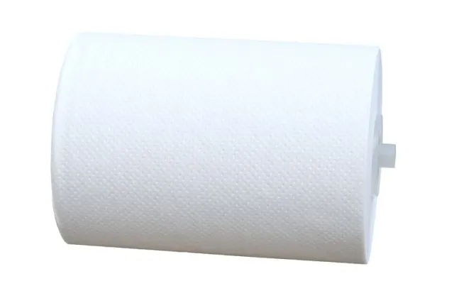 Ręcznik papierowy w rolach MERIDA TOP AUTOMATIC do dozownika MINI, długość 140 m KARTON 6 ROLEK RAB402