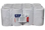 Ręczniki papierowe w rolach MERIDA KLASIK, długość 116 m, BIAŁY, ZGRZEWKA 12 SZT. RKB202