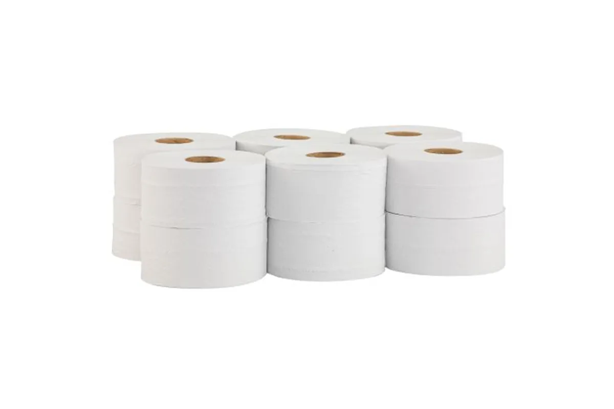 Papier toaletowy MERIDA KLASIK, zgrzewka 12 rolek, długości 220 m, ŚREDNICA 19 CM