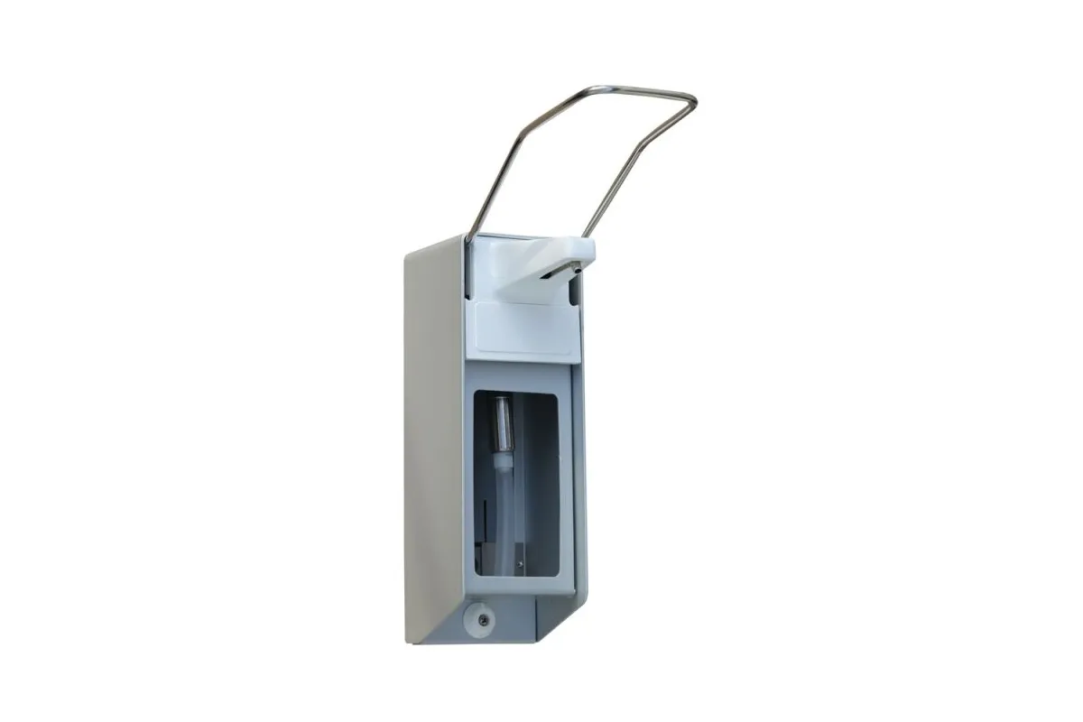 DOZOWNIK ALUMINIOWY Z PRZYCISKIEM ŁOKCIOWYM NA JEDNORAZOWE WKŁADY O POJ. 500 ML Merida D9E