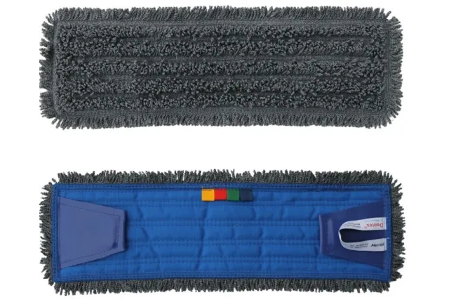 MOP Z ZAKŁADKAMI STANDARD SZARY Z MIKROFAZY 40 CM MERIDA SKP141