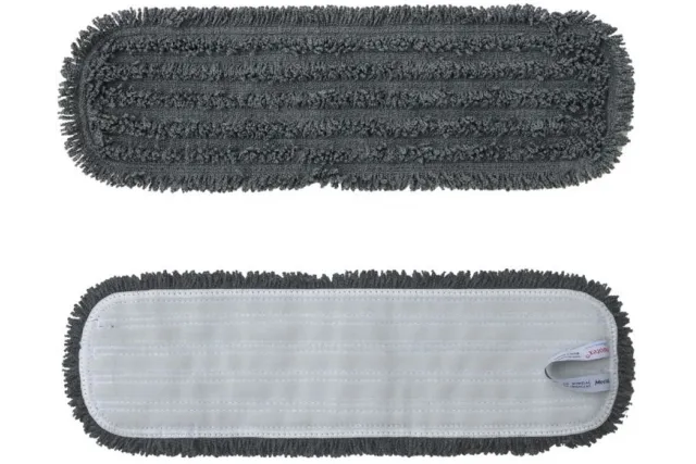 MOP Z RZEPEM STANDARD SZARY MIKROFAZA Z OBSZYCIEM, 47 CM MERIDA SKP340