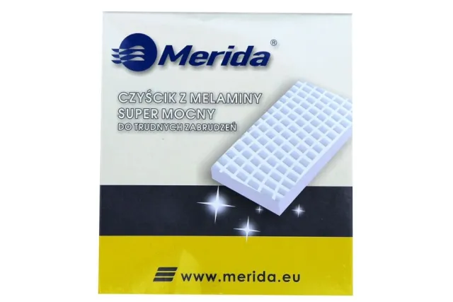 CZYŚCIK Z MELAMINY SUPER MOCNY, DO TRUDNYCH ZABRUDZEŃ, PACZKA 2 SZT. MERIDA SRH014