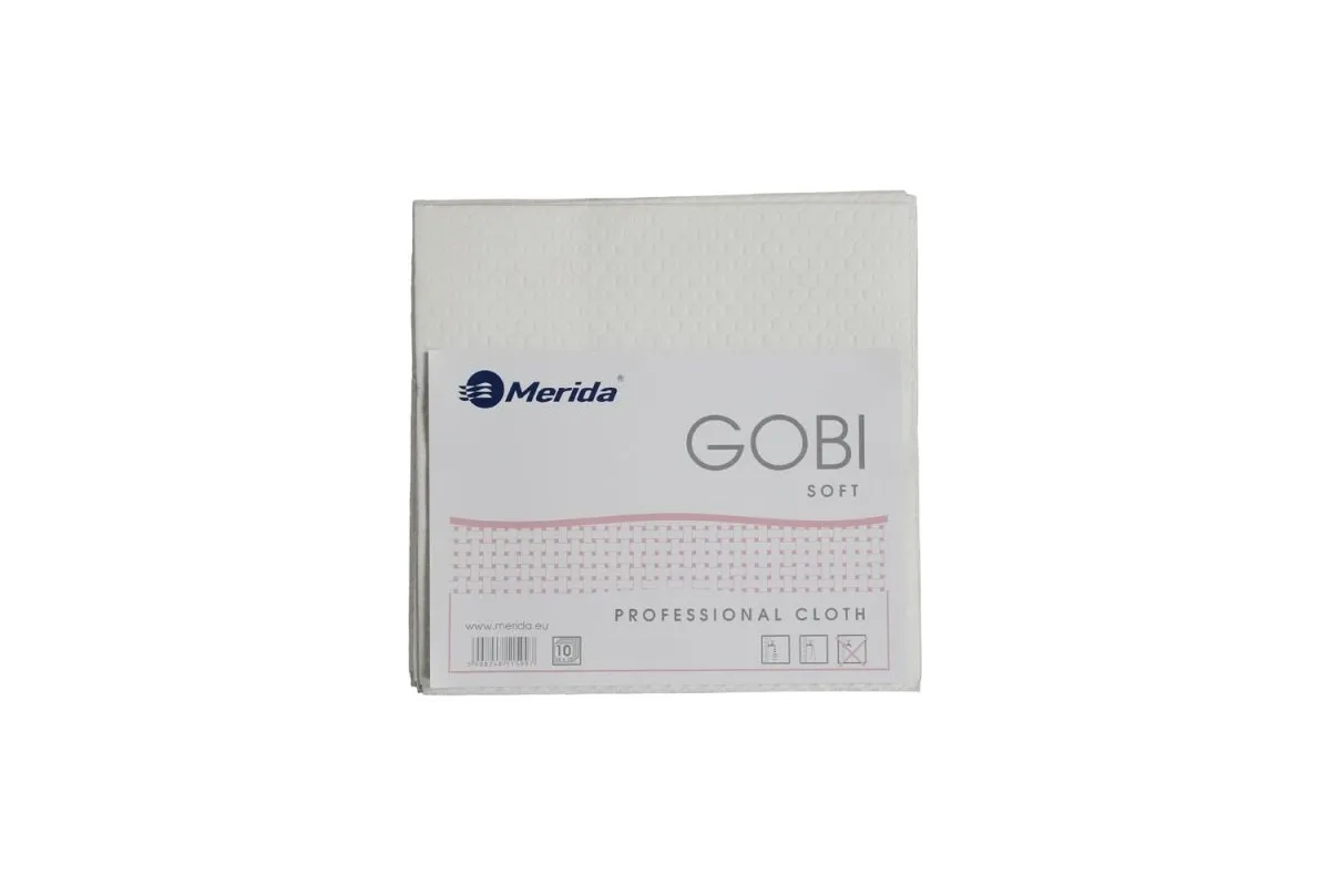 Ściereczki GOBI SOFT białe, opakowanie 10 sztuk Merida MS028