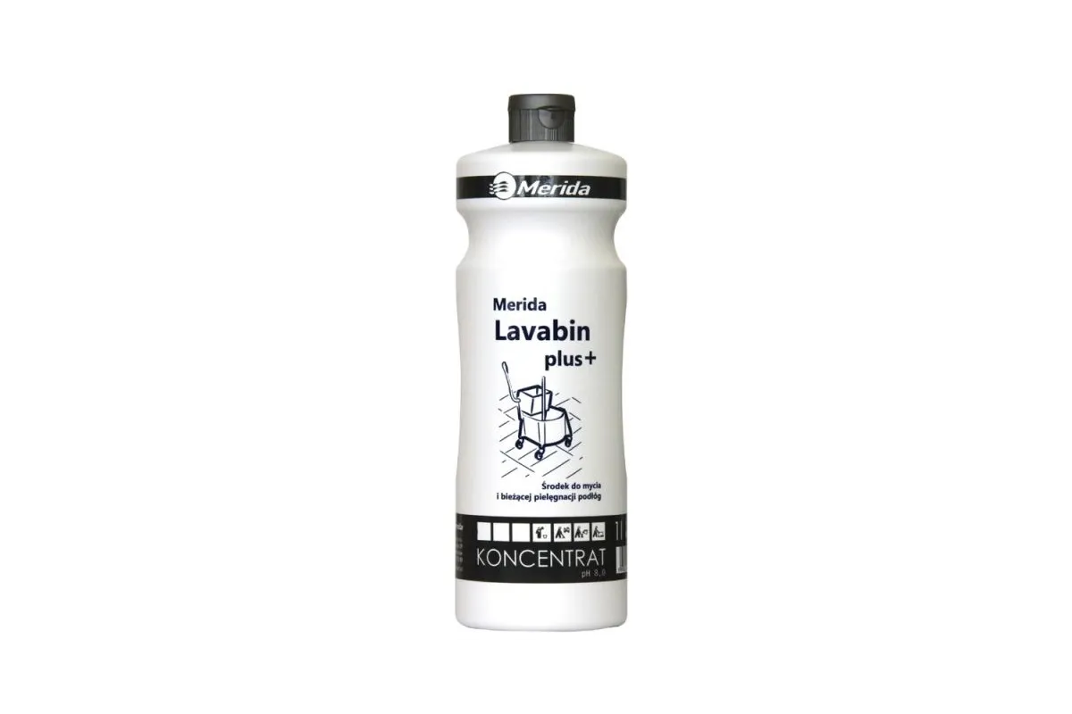 Merida Lavabin Plus środek do mycia i pielęgnacji podłóg zabezpieczonych powłoką ochronną, butelka 1 l NMS107