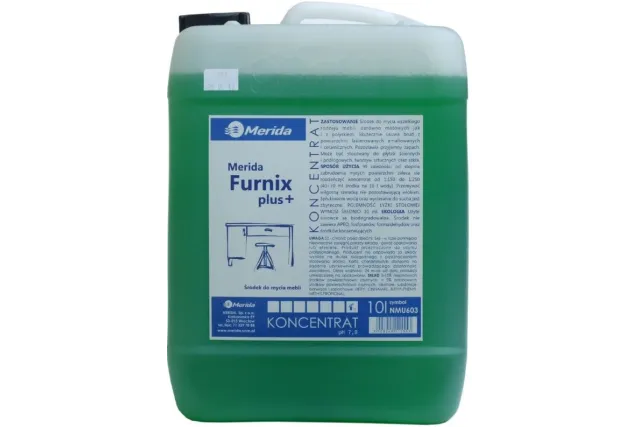 Merida Furnix Plus środek do mycia mebli matowych z połyskiem, karnister 10 l NMU603