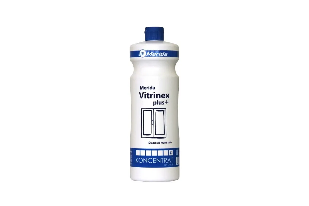MERIDA VITRINEX PLUS + środek do mycia szyb i powierzchni szklanych, butelka 10 litrów