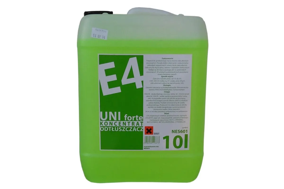 E4 UNI FORTE silna mieszanina do usuwania tłustego brudu MERIDA NES601