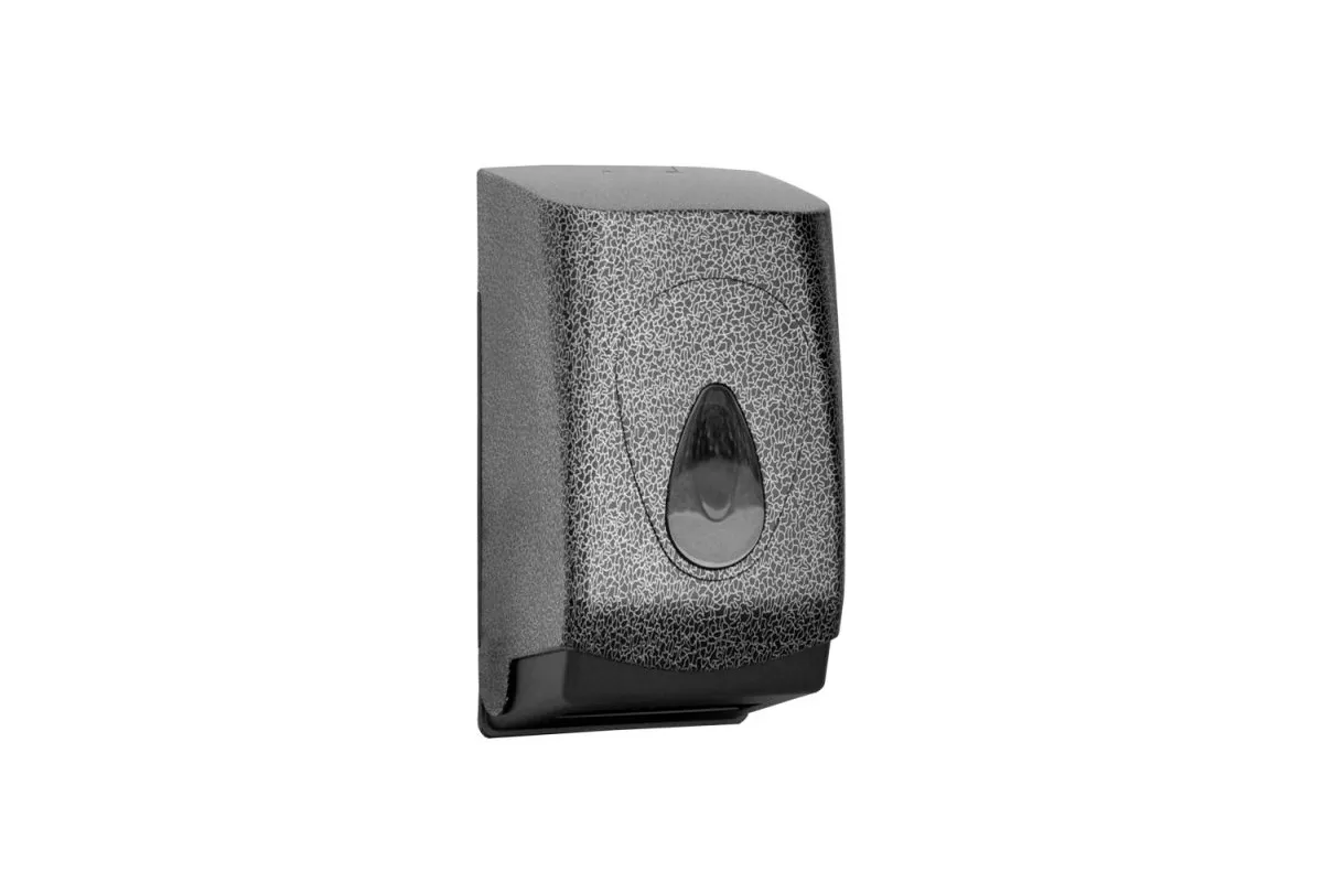 POJEMNIK NA PAPIER TOALETOWY W LISTKACH MERIDA UNIQUE GLAMOUR BLACK SPARK LINE BUH469