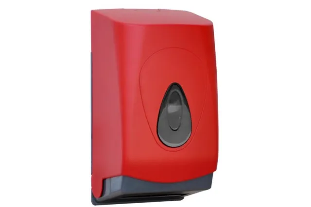 POJEMNIK NA PAPIER TOALETOWY W LISTKACH MERIDA UNIQUE RED LINE BUR401