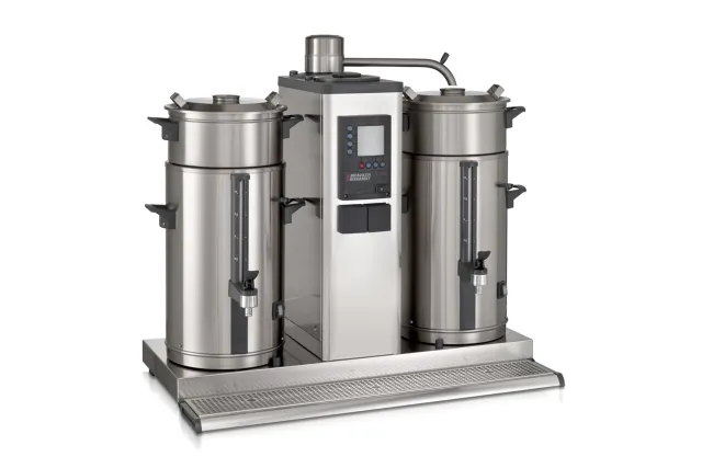 Bravilor B10 - ekspres przelewowy z 1 systemem do zaparzania kawy oraz 2 termosami po 10 litrów 400V3/115V - 50/60Hz 7400W