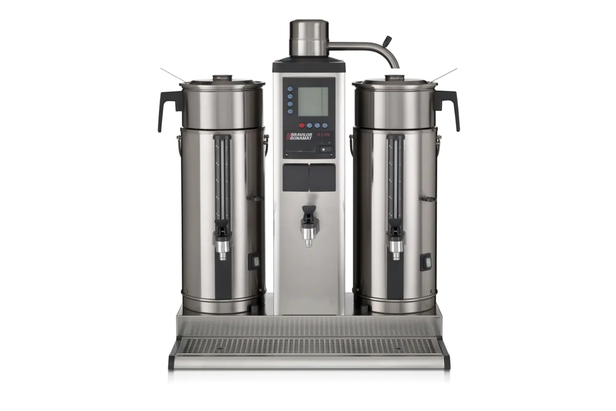 Bravilor B5 HW wersja morska, z 1 systemem do zaparzania kawy oraz 2 termosami po 5 litrów 440V3/115V/ - 50/60Hz 6300W