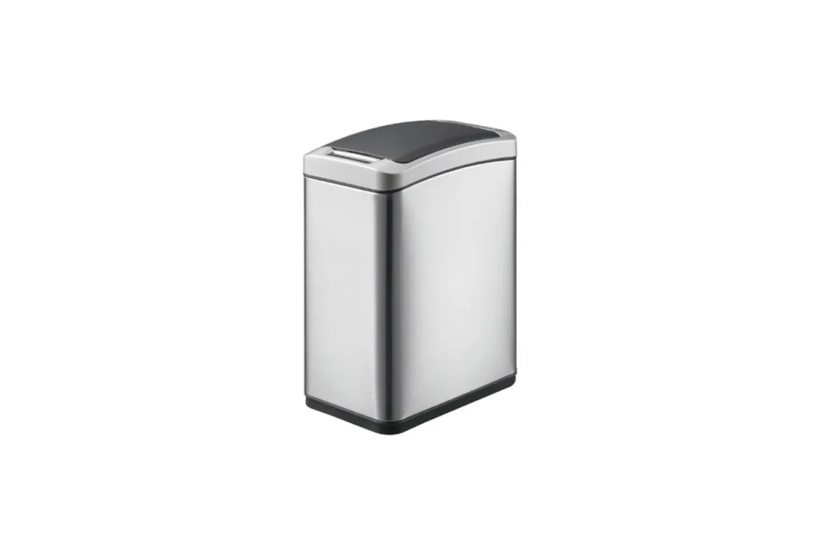 MERIDA KOSZ AUTOMATYCZNY SENSOR, BEZDOTYKOWY, PROSTOKĄTNY, STAL MATOWA 8 L KIM502