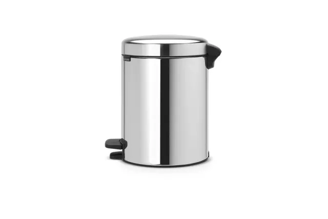 KOSZ PEDAŁOWY NEWICON KIP452, POJEMNOŚĆ 12 L, STAL POLEROWANA